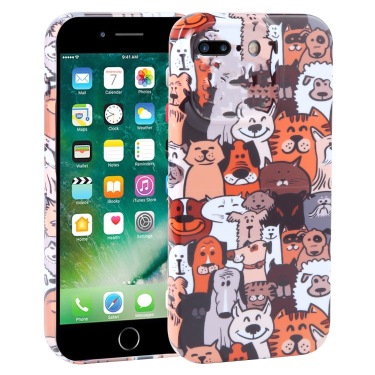 Custodia per telefono per PC con copertura completa in rete antipolvere, For iPhone 8 Plus / 7 Plus