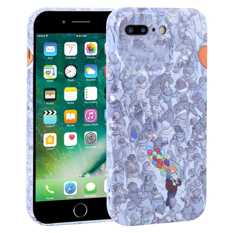 Custodia per telefono per PC con copertura completa in rete antipolvere, For iPhone 8 Plus / 7 Plus