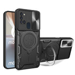 Custodia per telefono con supporto magnetico per camshield scorrevole con texture CD, For Samsung Galaxy Note20 Ultra, For Samsung Galaxy A21s, For Samsung Galaxy S20 Ultra, For Samsung Galaxy S20+