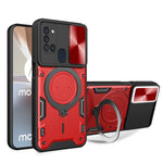 Custodia per telefono con supporto magnetico per camshield scorrevole con texture CD, For Samsung Galaxy Note20 Ultra, For Samsung Galaxy A21s, For Samsung Galaxy S20 Ultra, For Samsung Galaxy S20+