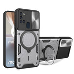 Custodia per telefono con supporto magnetico per camshield scorrevole con texture CD, For Samsung Galaxy Note20 Ultra, For Samsung Galaxy A21s, For Samsung Galaxy S20 Ultra, For Samsung Galaxy S20+