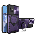 Custodia per telefono con supporto magnetico per camshield scorrevole con texture CD, For Samsung Galaxy A71 5G, For Samsung Galaxy A71 4G, For Samsung Galaxy A51 4G