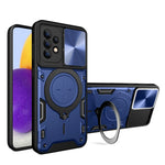 Custodia per telefono con supporto magnetico per camshield scorrevole con texture CD, For Samsung Galaxy A32 4G, For Samsung Galaxy A72 4G / 5G, For Samsung Galaxy A52 5G / 4G, For Samsung Galaxy A32 5G