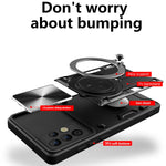 Custodia per telefono con supporto magnetico per camshield scorrevole con texture CD, For Samsung Galaxy A32 4G, For Samsung Galaxy A72 4G / 5G, For Samsung Galaxy A52 5G / 4G, For Samsung Galaxy A32 5G
