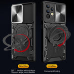 Custodia per telefono con supporto magnetico per camshield scorrevole con texture CD, For Samsung Galaxy A32 4G, For Samsung Galaxy A72 4G / 5G, For Samsung Galaxy A52 5G / 4G, For Samsung Galaxy A32 5G
