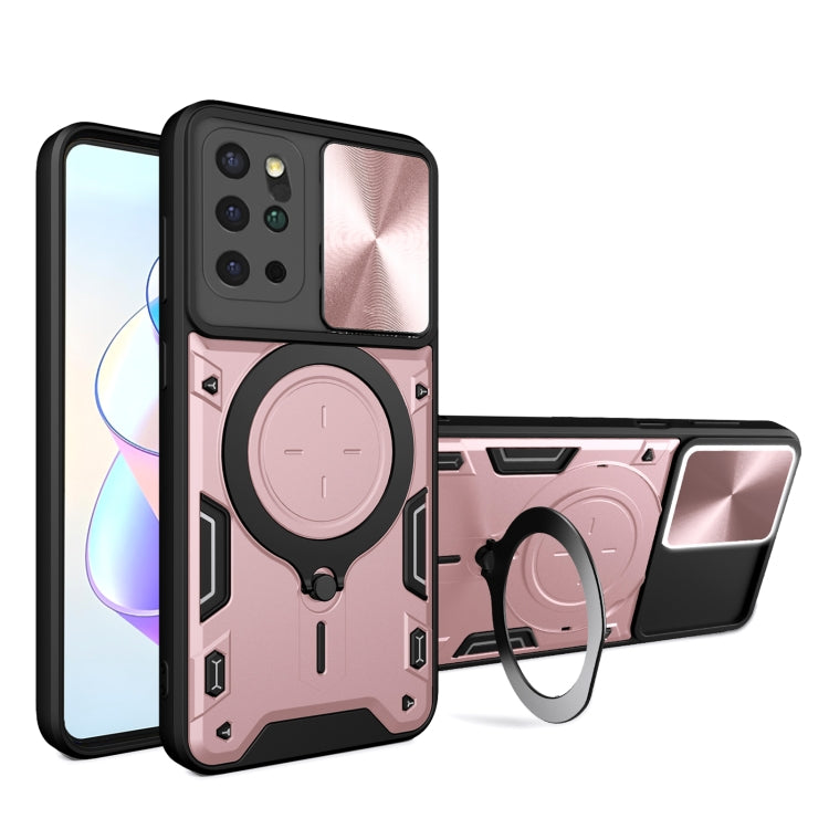 Custodia per telefono con supporto magnetico per camshield scorrevole con texture CD, For Samsung Galaxy Note20 Ultra, For Samsung Galaxy A21s, For Samsung Galaxy S20 Ultra, For Samsung Galaxy S20+