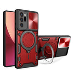 Custodia per telefono con supporto magnetico per camshield scorrevole con texture CD, For Samsung Galaxy Note20 Ultra, For Samsung Galaxy A21s, For Samsung Galaxy S20 Ultra, For Samsung Galaxy S20+
