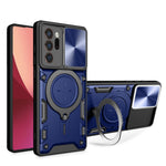 Custodia per telefono con supporto magnetico per camshield scorrevole con texture CD, For Samsung Galaxy Note20 Ultra, For Samsung Galaxy A21s, For Samsung Galaxy S20 Ultra, For Samsung Galaxy S20+