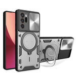 Custodia per telefono con supporto magnetico per camshield scorrevole con texture CD, For Samsung Galaxy Note20 Ultra, For Samsung Galaxy A21s, For Samsung Galaxy S20 Ultra, For Samsung Galaxy S20+