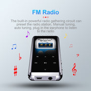 JNN M13 Lettore MP3 con schermo LCD touch 1,8" 4-64GB