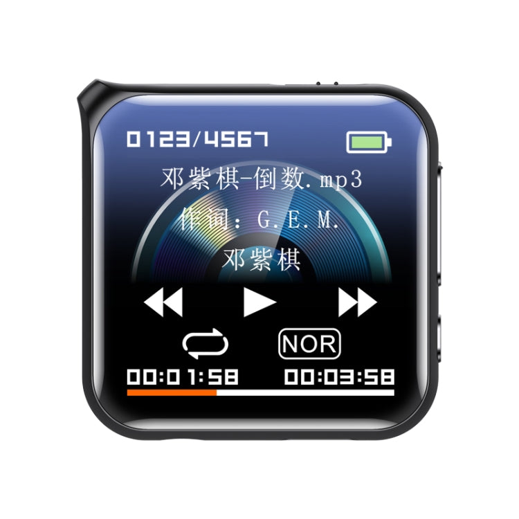 JNN M30 Lettore e-book MP3 con controllo della riduzione del rumore dello schermo HD da 1,44 pollici, 4GB, 8GB, 16GB, 32GB, 64GB, 128G, 256G