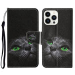Custodia per cellulare in pelle flip disegno colorato 3D, For iPhone 16 Pro