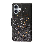 Custodia per cellulare in pelle flip disegno colorato 3D, For iPhone 16 Plus