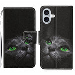 Custodia per cellulare in pelle flip disegno colorato 3D, For iPhone 16 Plus