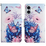 Custodia per cellulare in pelle flip disegno colorato 3D, For iPhone 16 Plus