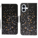 Custodia per cellulare in pelle flip disegno colorato 3D, For iPhone 16