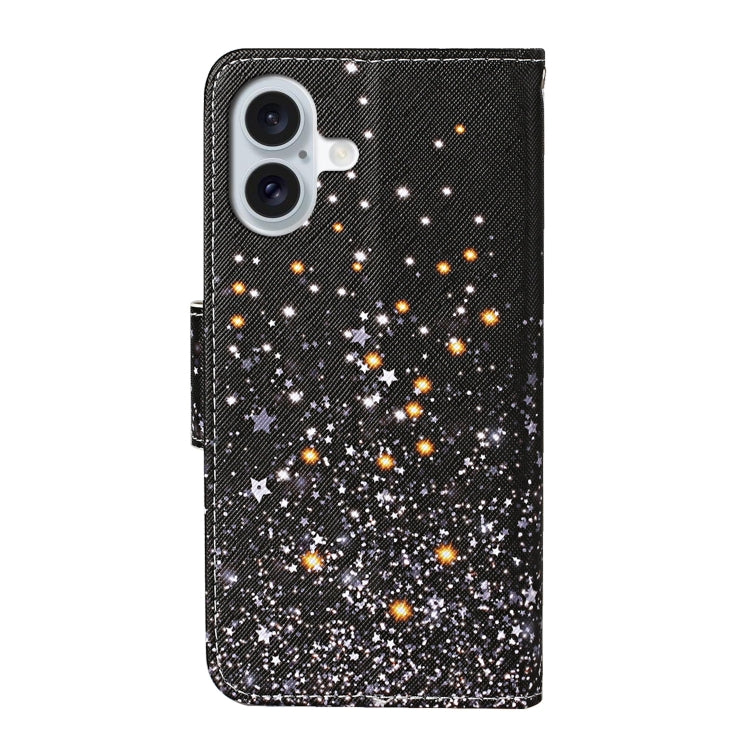 Custodia per cellulare in pelle flip disegno colorato 3D, For iPhone 16