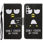 Custodia per cellulare in pelle flip disegno colorato 3D, For Samsung Galaxy S23 FE 5G
