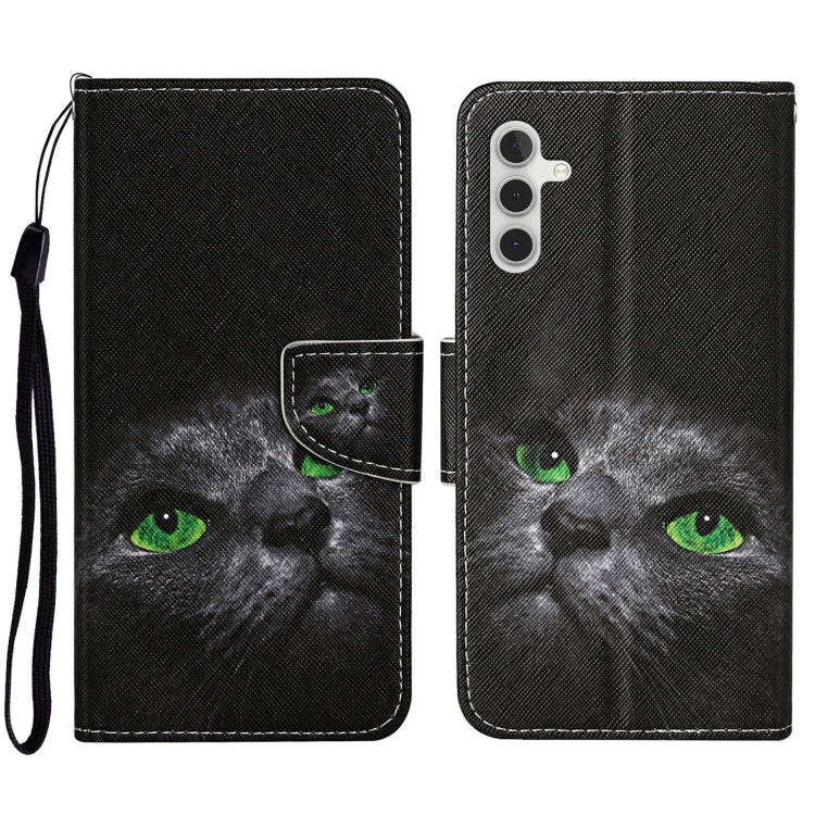Custodia per cellulare in pelle flip disegno colorato 3D, For Samsung Galaxy S23 FE 5G