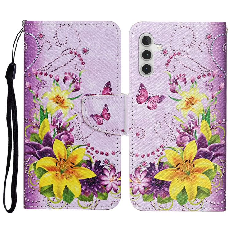 Custodia per cellulare in pelle flip disegno colorato 3D, For Samsung Galaxy S23 FE 5G