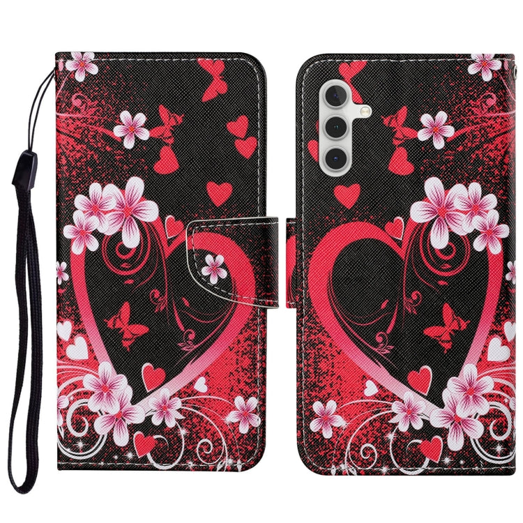 Custodia per cellulare in pelle flip disegno colorato 3D, For Samsung Galaxy S23 FE 5G