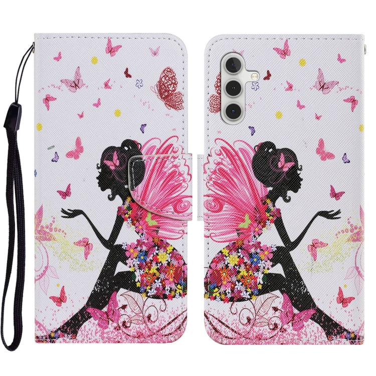 Custodia per cellulare in pelle flip disegno colorato 3D, For Samsung Galaxy S23 FE 5G