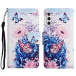 Custodia per cellulare in pelle flip disegno colorato 3D, For Samsung Galaxy S23 FE 5G