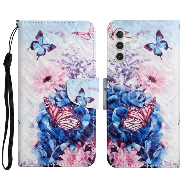 Custodia per cellulare in pelle flip disegno colorato 3D, For Samsung Galaxy S23 FE 5G