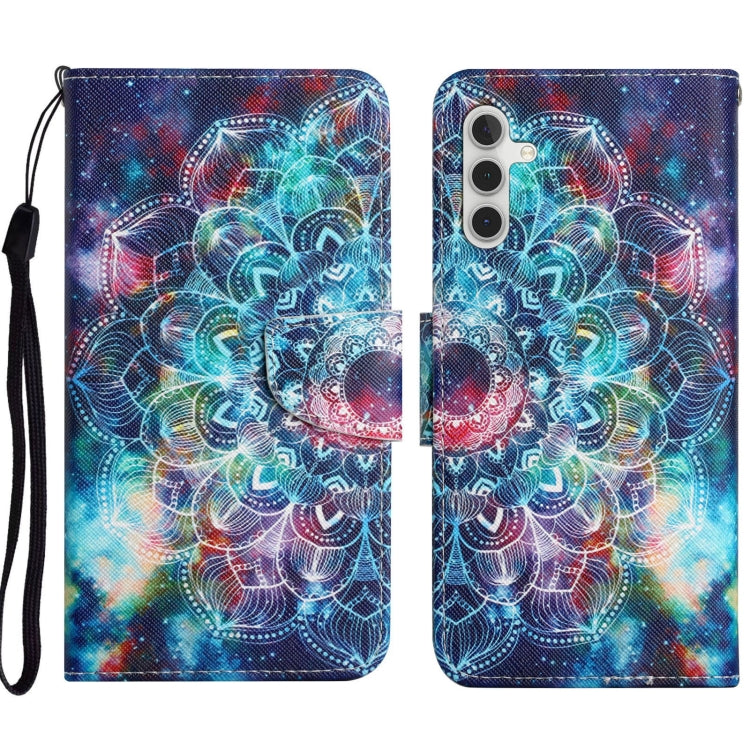 Custodia per cellulare in pelle flip disegno colorato 3D, For Samsung Galaxy S23 FE 5G