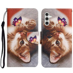 Custodia per cellulare in pelle flip disegno colorato 3D, For Samsung Galaxy S23 FE 5G