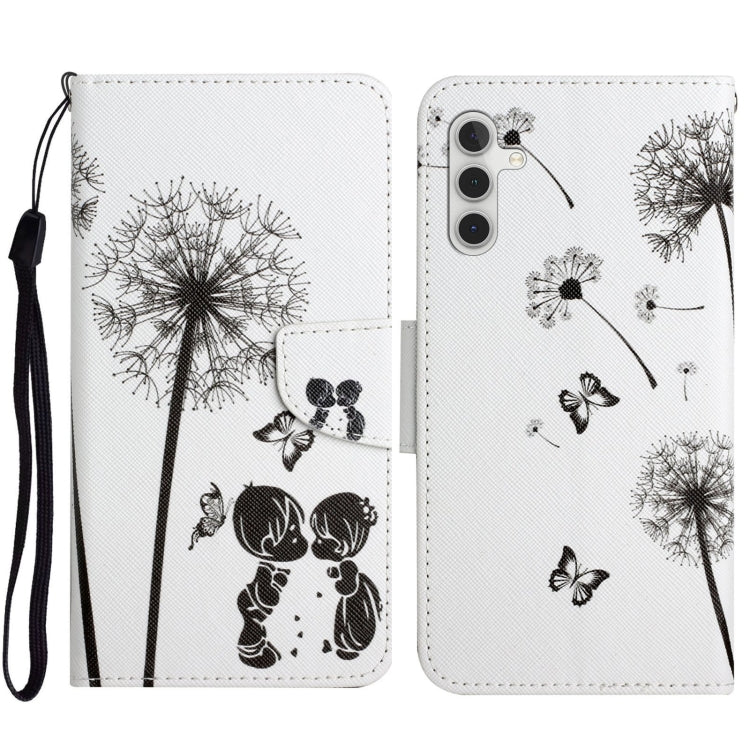 Custodia per cellulare in pelle flip disegno colorato 3D, For Samsung Galaxy S23 FE 5G