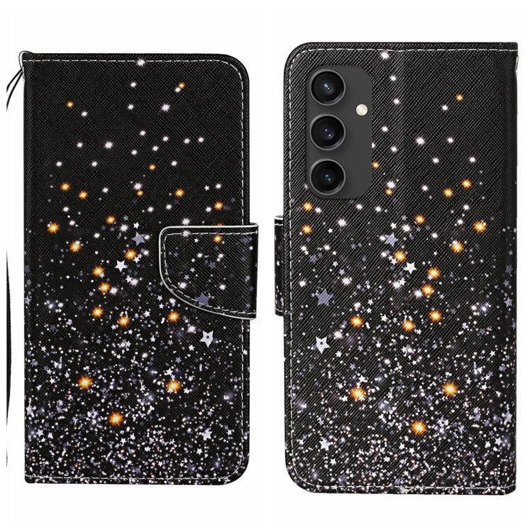Custodia per cellulare in pelle flip disegno colorato 3D, For Samsung Galaxy S24 FE 5G