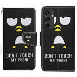 Custodia per cellulare in pelle flip disegno colorato 3D, For Samsung Galaxy S24 FE 5G