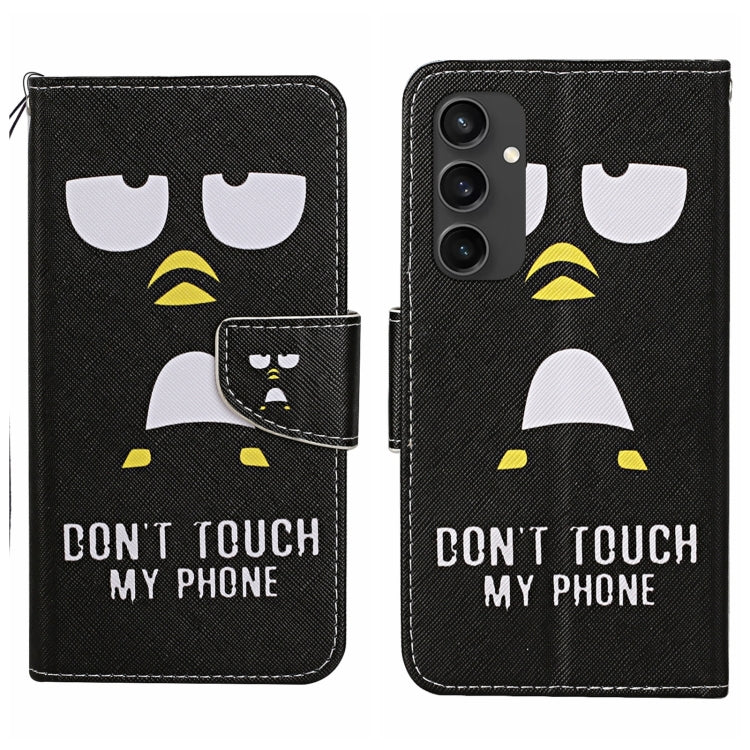 Custodia per cellulare in pelle flip disegno colorato 3D, For Samsung Galaxy S24 FE 5G