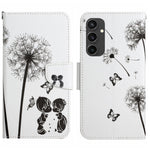 Custodia per cellulare in pelle flip disegno colorato 3D, For Samsung Galaxy S24 FE 5G