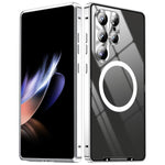 Custodia magnetica per telefono in metallo satinato MagSafe, For Samsung Galaxy S26 Ultra 5G, For Samsung Galaxy S25 5G, For Samsung Galaxy S25+ 5G, For Samsung Galaxy S25 Ultra 5G, For Samsung Galaxy S24 FE 5G, For Samsung Galaxy S24 Ultra 5G         ...