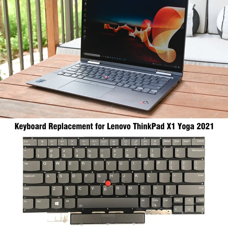 Backlit Laptop Keyboard, For Lenovo ThinkPad X1 Yoga 2021