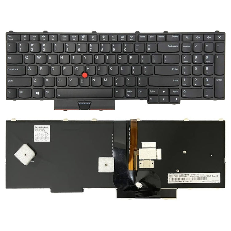 Tastiera per laptop versione USA, For Lenovo ThinkPad L15 20U3 20U4 20U7 20U8, For Lenovo IdeaPad 710S-13IKB 710S-13ISK, For Lenovo IBM ThinkPad E570 E575, For Lenovo ThinkPad P50 P51 P70 P71, For Lenovo Yoga 500-15IBD