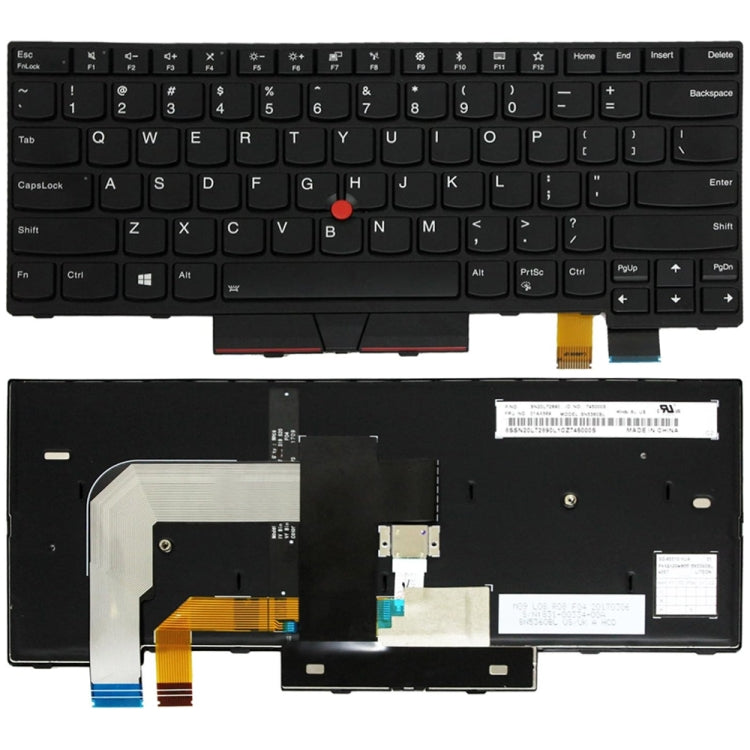 Tastiera per laptop versione USA, For Lenovo ThinkPad L15 20U3 20U4 20U7 20U8, For Lenovo IdeaPad 710S-13IKB 710S-13ISK, For Lenovo IBM ThinkPad E570 E575, For Lenovo ThinkPad P50 P51 P70 P71, For Lenovo Yoga 500-15IBD