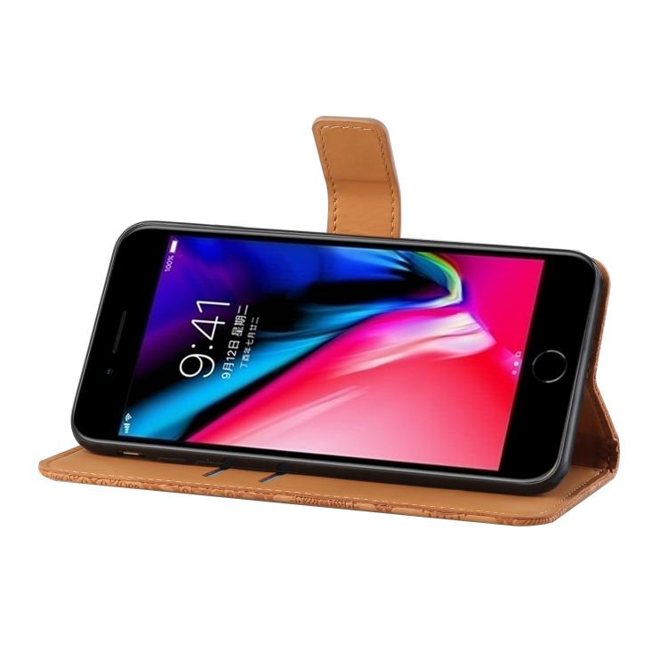 Custodia per cellulare in pelle con motivo goffrato stile etnico, For iPhone 17e / 16e, For iPhone 16 Pro Max, For iPhone 16 Pro
