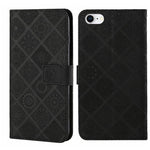 Custodia per cellulare in pelle con motivo goffrato stile etnico, For iPhone 17e / 16e, For iPhone 16 Pro Max, For iPhone 16 Pro