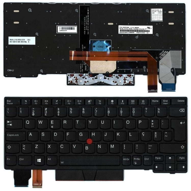 Italian Version Laptop Keyboard, For Lenovo Thinkpad T470 / T480