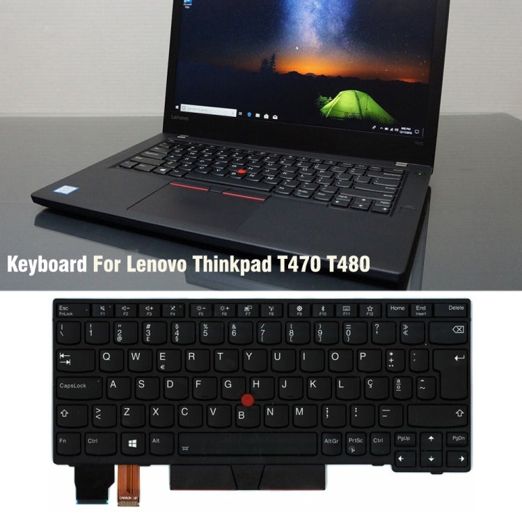 Italian Version Laptop Keyboard, For Lenovo Thinkpad T470 / T480