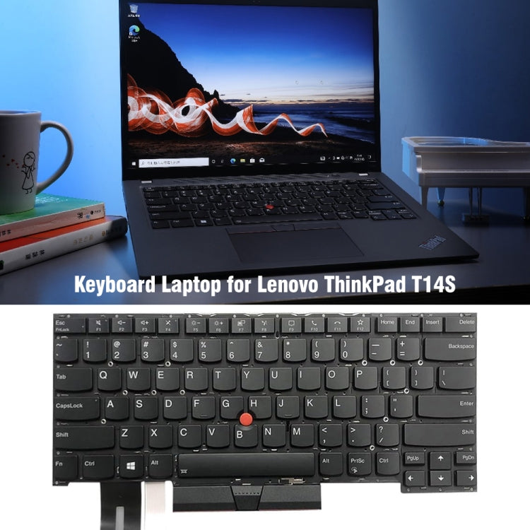 US Version Laptop Keyboard, For Lenovo ThinkPad T490S T14S 20T0 20T1, For Lenovo Thinkpad T490S T495S E490S