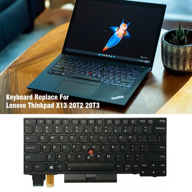 US Version Backlit Laptop Keyboard For Lenovo ThinkPad X13 20T2 20T3 20UF