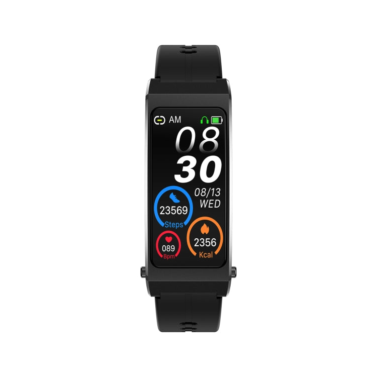K13S Schermo TFT da 1,14 pollici Cinturino in silicone Smart Calling Bracciale Supporta la gestione del sonno/Monitoraggio dell'ossigeno nel sangue, Silicone Strap
