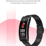 K13S Schermo TFT da 1,14 pollici Cinturino in silicone Smart Calling Bracciale Supporta la gestione del sonno/Monitoraggio dell'ossigeno nel sangue, Silicone Strap