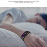 K13S Schermo TFT da 1,14 pollici Cinturino in silicone Smart Calling Bracciale Supporta la gestione del sonno/Monitoraggio dell'ossigeno nel sangue, Silicone Strap
