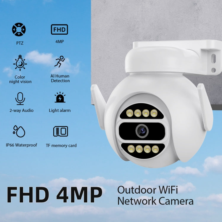 Telecamera IP WiFi 2 MP con visione notturna a colori