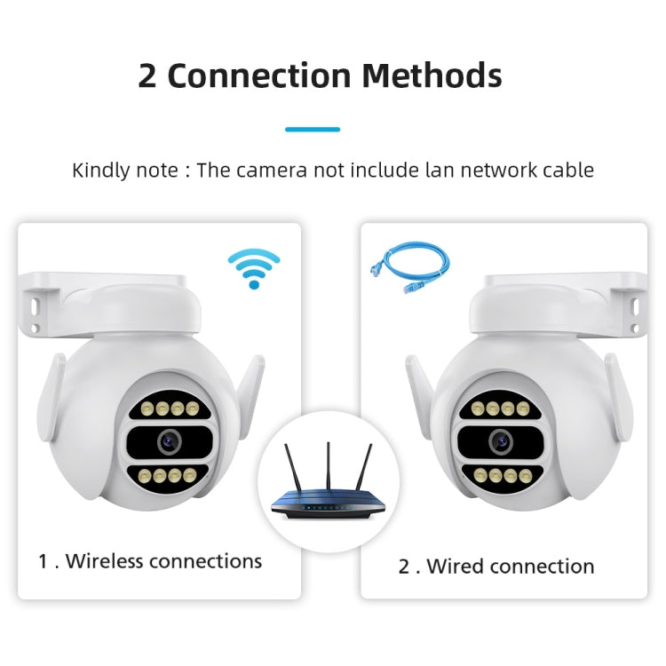 Telecamera IP WiFi 2 MP con visione notturna a colori